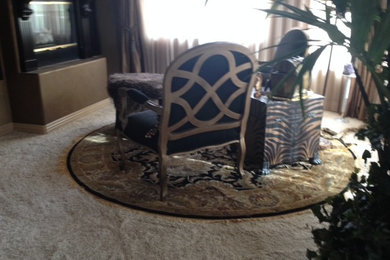 Inspiration for a timeless home theater remodel in Las Vegas