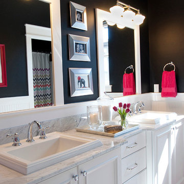 Custom wall treatments for Judith Balis Interiors