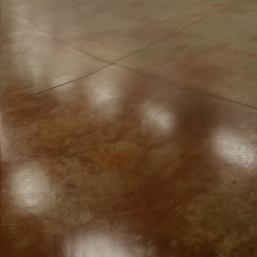 Epoxy Garage/Acid Stain Project