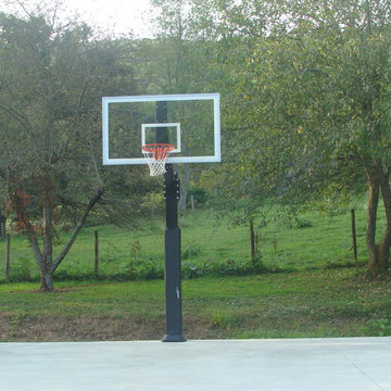 Amanda and Randy T's Hercules Diamond Basketball System on a 50x50 in Bland, VA