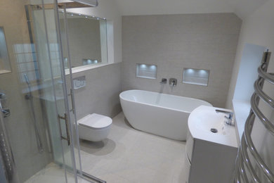 This is an example of a bathroom in Surrey.