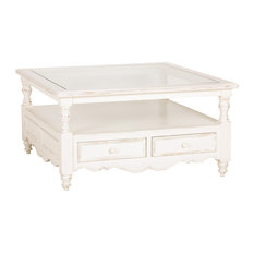 Harmonie Coffee Table, White Satin