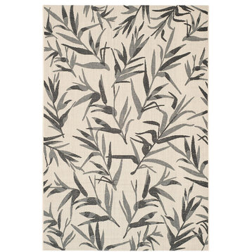 Safavieh Courtyard Cy7425-236A5 Beige, Anthracite Area Rug, 4'x5'7"