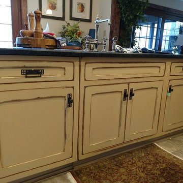 Rustic Kitchen Remodel with Transitional Bathroom Remodel