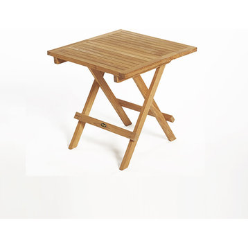 Teak Folding Side Table - Square 20" (50 cm)