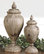 Uttermost Brisco Carved Wood Finials, Set of 2