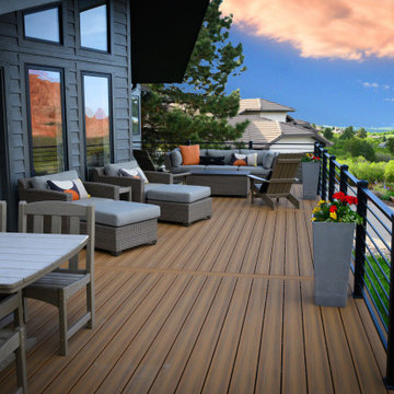 Golden Gable Roof Cover & Composite Deck