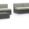 Venice Outdoor Patio Furniture Sofa Sectional, 14-Piece Set