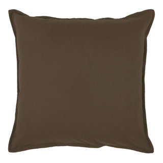 20x20 Oversize Solid Square Throw Pillow Black - Rizzy Home