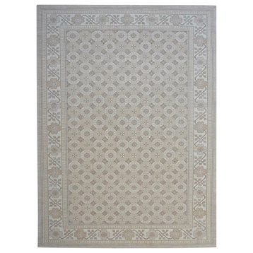 Hand-Knotted Area Rug, 12'3" x 18'5"