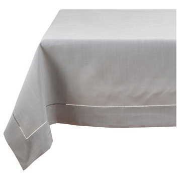 Hemstitched Border Everyday Tablecloth, 72"x72"