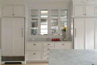 Transitional kitchen photo in Boston