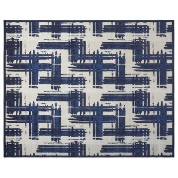 Weave & Wander Meera Beige/Blue 6'7"x9'6"