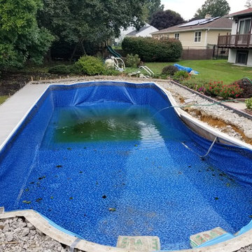 (Before) Poolscape and Backyard Restoration