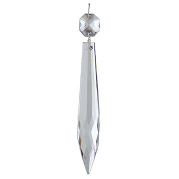 Prisms Clear Tapered Spire 4" Pin |
