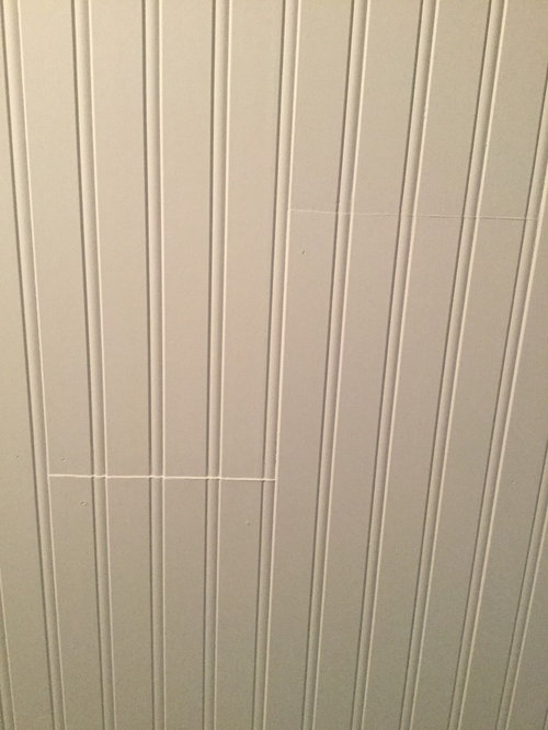 Seams In Beadboard Ceiling Home Help Reviews Houzz