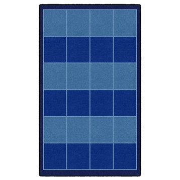 Flagship Carpets CW1201-22FS My Graphing Sorting Blue/Blue Vertical