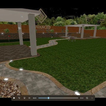 Folsom Paver Patio, Pergola, & Artificial Putting Turf Renovation Project