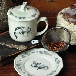 Cat & Mouse Tea Service for One - Tea Sets