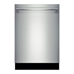Bosch 24" Bar Handle 800 Series Dishwasher, Stainless Steel | SHX68TL5UC - Dishwashers