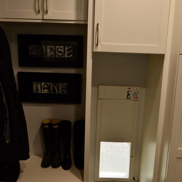 Transitional Kitchen & Laundry Room