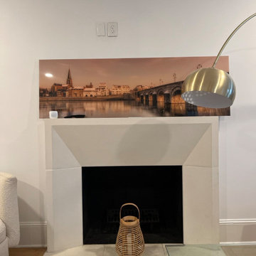 Sandstone Fireplace
