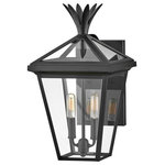 Hinkley - Hinkley 26094BK Palma, 2 Light Outdoor Medium Wall t Lantern - Palma charmingly blends European elegance with timPalma 2 Light Outdoo Black Clear Glass *UL: Suitable for wet locations Energy Star Qualified: n/a ADA Certified: n/a  *Number of Lights: 2-*Wattage:60w Incandescent bulb(s) *Bulb Included:No *Bulb Type:Incandescent *Finish Type:Black