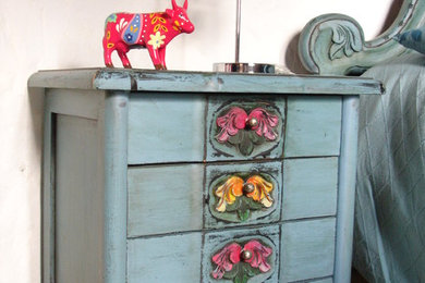 Inspiration for an eclectic bedroom remodel in Other