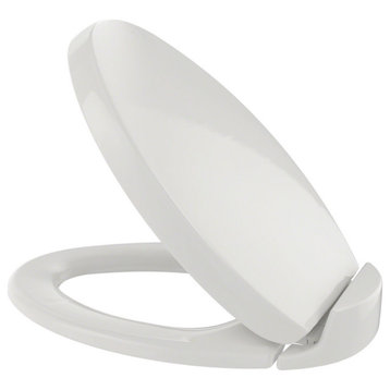 Toto Oval SoftClose Elongated Toilet Seat and Lid, Colonial White