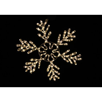 48" Warm White LED Ice Snowflake