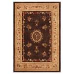 Bareens Designer Rugs - Bohemian Heriz Ziegler Flora Brown Tan Hand-Knotted Rug - 9'1'' x 11'10'' - Enhance the ambiance of your home with this magnificent Persian-influenced Turkish hand-knotted rug made by skilled artisans capable of creating the most exceptional vegetable dyes and hand-spun wool. This exquisite handmade rug is a one-of-a-kind Peshawar Kafkaz, otherwise identified as Chobi, Chobi Peshawar, Oushak, or Ziegler rug. These handmade rugs are crafted in Pakistan utilizing superior-quality wool imported from Australia, New Zealand, and Korea in two types of weaves: the Persian weave and the Mori weave. This rug is meticulously crafted by hand using the finest natural vegetable dyes extracted from local plants. The artisans use a blend of hand-spun local and fine merino wool, resulting in a rug with a compelling texture, higher lanolin content, and longer staple. The artisans occasionally incorporate natural or artificial silk into the pile to enhance specific motifs. The finished product is an awe-inspiring execution of flawless design and an understated palette that exudes elegance.