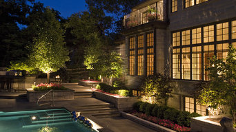 Patio Lighting at Night