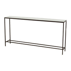50 Most Por Metal Demilune Console Table For 2018 Houzz Howard Modern Thin Mirrored Wide Console Table Tables