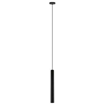 Eglo Lighting Tortoreto - One Light Mini Pendant, Matte Black Finish