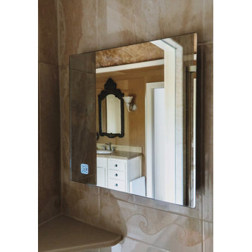 Clarity Fog Free Shower Mirror, Wall Mountable With Lithium Ion Battery