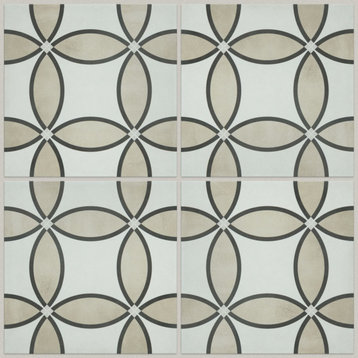 Shaw CS54Z Revival Isabella - 8" Square Floor and Wall Tile - - Pearl