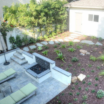 Zen in a backyard
