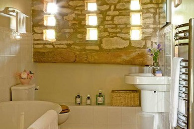 Inspiration for a country bathroom in Gloucestershire.