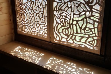 Carved window coverings