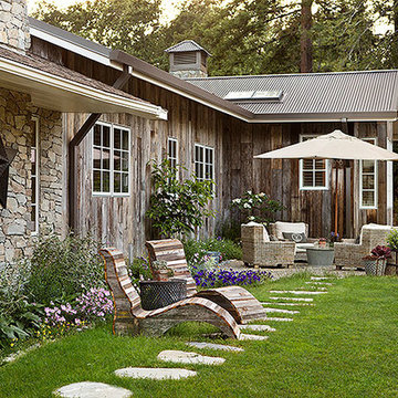 Reclaimed Barn wood as Paneling