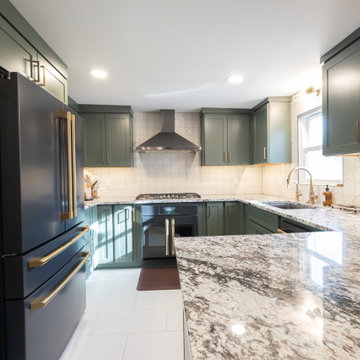 Storage-Focused Kitchen Remodel with Custom Pantry + Layout Reconfiguration