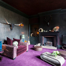 British Houzz: A Creative Home Shows Off Its Dark Side