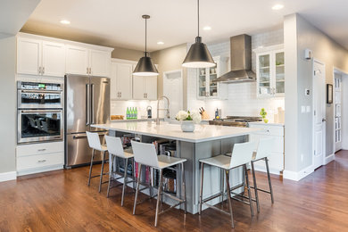 Inspiration for a transitional kitchen remodel in Denver