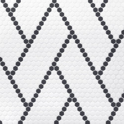 Geo 2 Hex Mesh Glass Tile - Kitchen Countertops