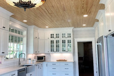 Example of a minimalist kitchen design in Atlanta