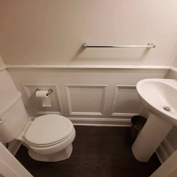 Wainscoting and shadow boxes