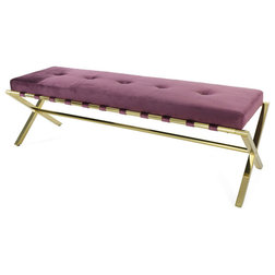 Contemporary Upholstered Benches by GDFStudio