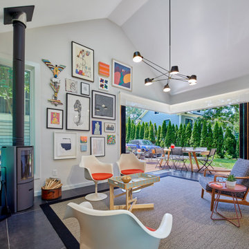 Home Design Dream Realized - An ADU Art Studio Designed with NanaWall Bifold Gla