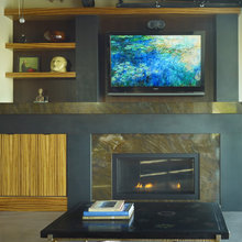 living space ideas for TV/ furniture