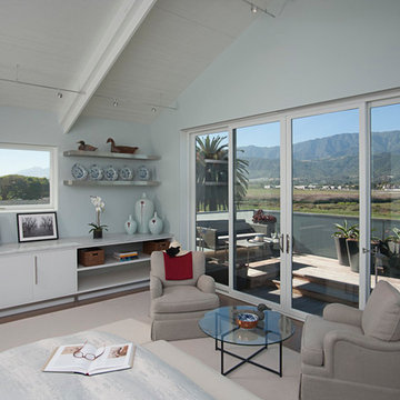 Master Bedroom with views of Santa Ynez Mountains